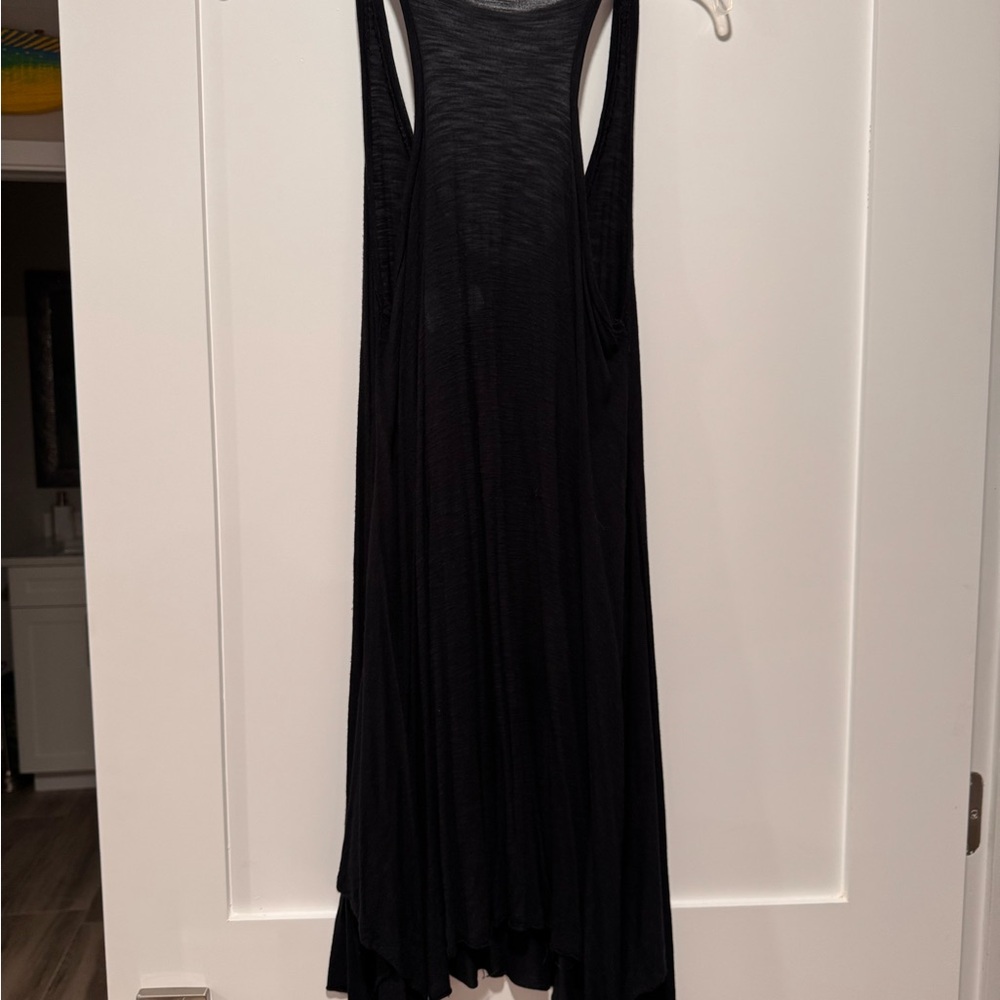 Women's Black knit Tank Dress/beach coverup
